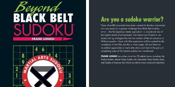 Beyond Black Belt Sudoku by Frank Longo